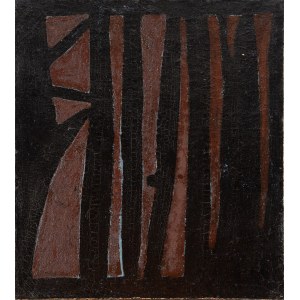 Jonasz Stern (1904 Kałusz u Stanisławowa - 1988 Zakopané), Abstraktní kompozice, 1960