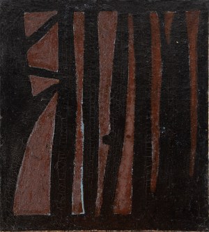 Jonasz Stern (1904 Kałusz k. Stanisławowa - 1988 Zakopane), Kompozycja abstrakcyjna, 1960