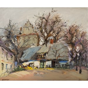 Stanisław Łazorek (1938 Aksmanice - 2000 Kazimierz Dolny), Landschaft, 1984