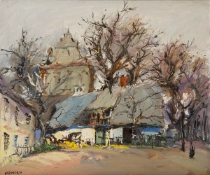 Stanisław Łazorek (1938 Aksmanice - 2000 Kazimierz Dolny), Pejzaż, 1984