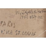 Vladimir Zakrzewski (1916 St. Petersburg - 1992 Warsaw), Paris. L'Ile St. Louis, 1962