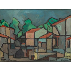 Frederick Hayder (1905 Przemyśl - 1990), Landscape, 1976