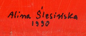 Alina Ślesińska (1922 Poznań - 1994 Warszawa), Kompozycja, 1990