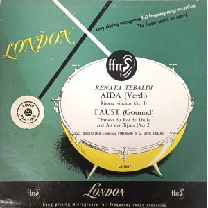 Verdi, Aida / Gounod, Faust / Wyk. Renata Tebaldi (winyl 10)