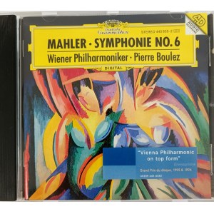 Gustav Mahler, VI Symfonia / Wyk. Filharmonicy wiedeńscy, dyr. Pierre Boulez (CD)
