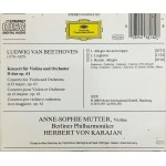 Ludwig van Beethoven, Koncert skrzypcowy / Wyk. Anne-Sophie Mutter, Filharmonicy berlińscy, dyr. Herbert von Karajan / Deutsche Grammophon (CD)