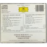 Wolfgang Amadeusz Mozart, Koncerty skrzypcowe nr III i V / Wyk. Itzhak Perlman, Filharmonicy wiedeńscy, dyr. James Levine / Deutsche Grammophon (CD)