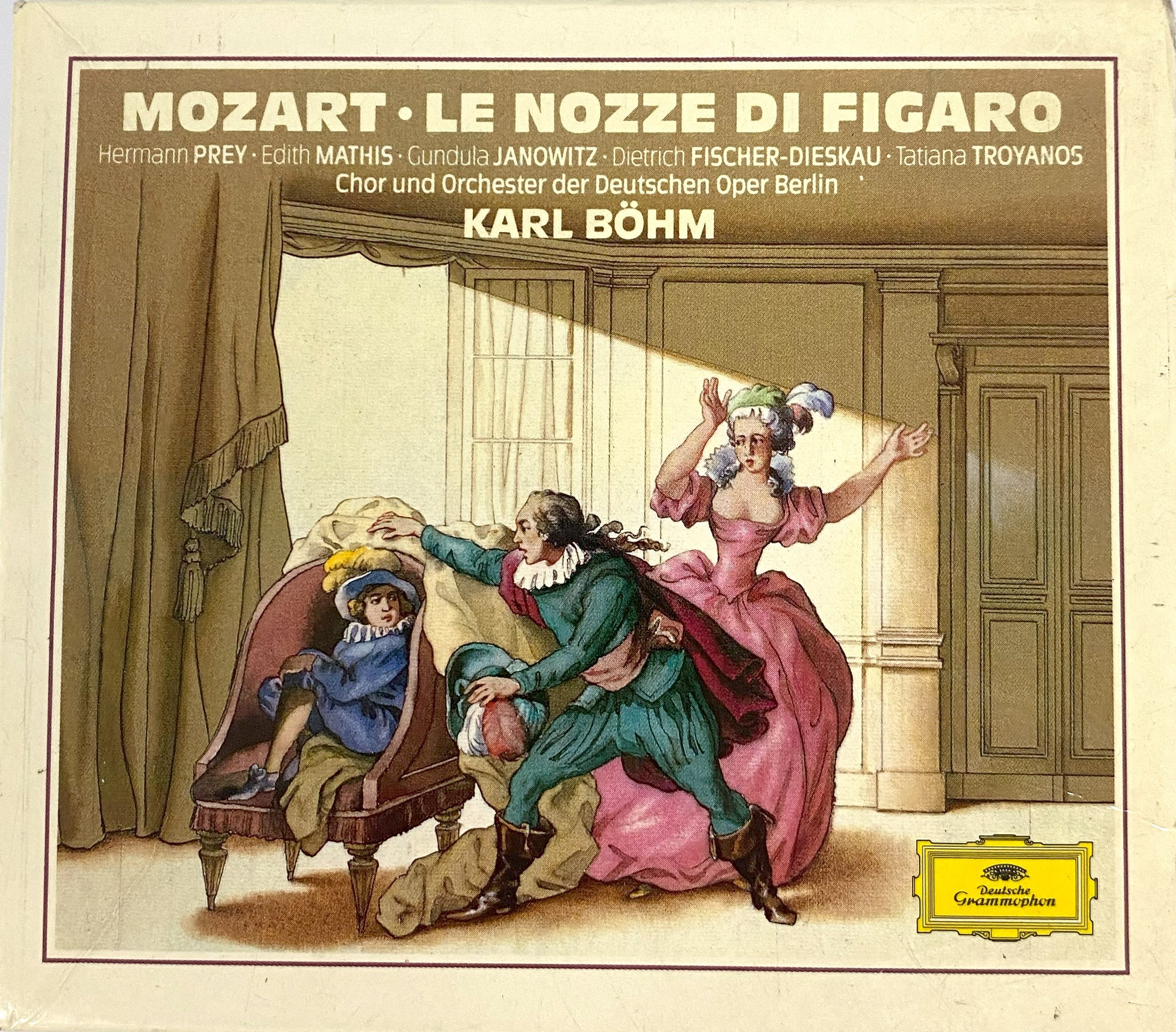 Mozart Le Nozze di FigaroKarl Böhm CD 3枚 Wolfgang Amadeus Mozart, The Marriage of Figaro / Dir. Karl Bohm