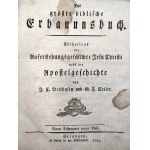 [Starodruk klocek ] - Belthusen und Seiler - Rozważania biblijne nad zmartwychwstaniem Jezusa Chrystusa i Dziejami Apostolskimi - Erlangen 1792