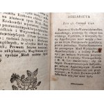 [Stanisław August Poniatowski] - Konstytucja 3 maja - Miasta Nasze Królewskie, Kommissya Policyi - Ustawy Sejmu Czteroletniego z Roku 1791