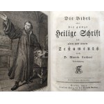 Biblia Lutra - Stary i Nowy Testament - Berlin 1821 - [ Ozdobna oprawa]