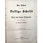 Biblia Lutra - Stary i Nowy Testament - Berlin 1924 - [ Ozdobna sygnowana oprawa introligatorska ]