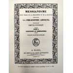 Wroński H. - Prodrom mesjanizmu albo filozofii absolutnej - Lwów 1921