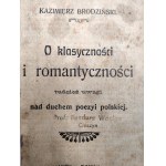 Brodziński K. - O klasyczności i romantyczności - Lwów - Złoczów [ ok. 1900]