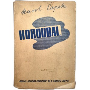 Capek Karol - Hordubal - Warszawa 1937