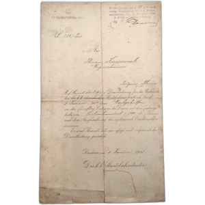 Cesarsko - Królewska Kolej Państwowa w Krakowie 1902 rok [ Dokument dot.  smarownika ]