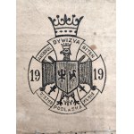 Legitymacja do odznaki Dywizji Podlaskiej - 1919 rok