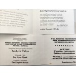 Zaproszenia - Zjazd więźniów politycznych - Wronki, Rawicz