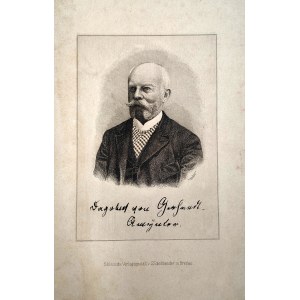Dagobert von Gerhardt - portrait, intaglio circa 1896, Publisher S. Schottländer - Breslau