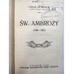 Książę de Broglie - Św. Ambroży - Kraków 1926