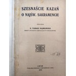 [Wklejka Introligatora Świętochłowice ] - Dąbrowski T. - Szesnaście kazań o Najświętszym Sakramencie - Lwów 1910