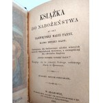 Książka do nabożeństwa ku czci N.M.P Matki Dobrej Rady - Kraków 1892 [ozdobna oprawa, modlitewnik]