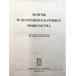 Starowieyski M., Szymusiak M. - Słownik wczesnochrześcijańskiego piśmiennictwa - Poznań 1971