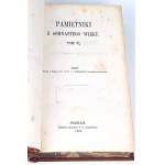 PAMIĘTNIKI Z OŚMNASTEGO WIEKU t. VI, XIII, XIV