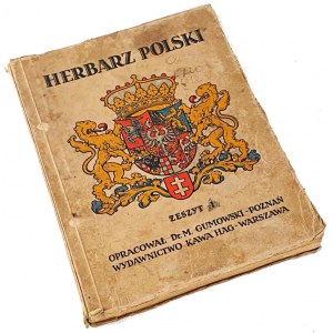 GUMOWSKI - HERBARZ POLSKI zeszyt I
