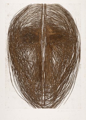 Magdalena Abakanowicz (1930-2017), Głowa z teki Katharsis, 1985