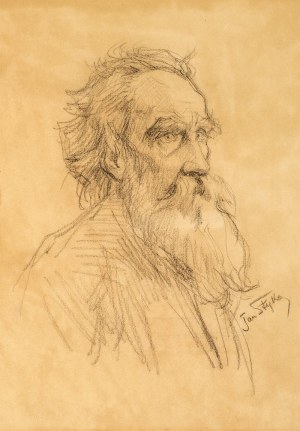 Jan Styka (1858-1925), bez tytułu (portret mężczyzny)