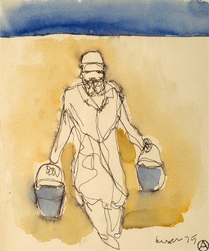 Otto Axer (1906-1983), Nosiwoda, 1975