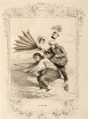 Honoré Daumier (1808-1879), La Pluie, połowa XIX wieku