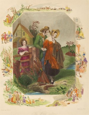 Edward Francis Finden (1791-1857), Zakochani, I połowa XIX w.