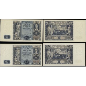 Polska, zestaw: 2 x 20 złotych, 11.11.1936