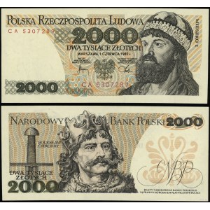 Poland, 2,000 zloty, 1.06.1982