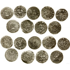 Poland, set of 9 x half-penny