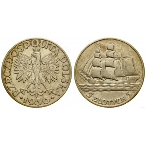 Poland, 5 zloty, 1936, Warsaw