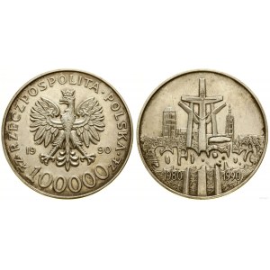Poland, 100,000 zloty, 1990, Warsaw