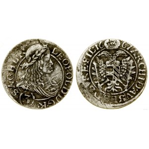 Śląsk, 3 krajcary, 1667 SHS, Wrocław