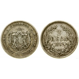 Bułgaria, 2 lewa, 1882, Petersburg