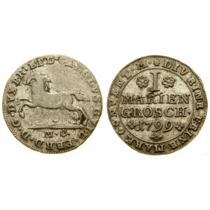 Niemcy, 1 grosz maryjny, 1799, Brunszwik