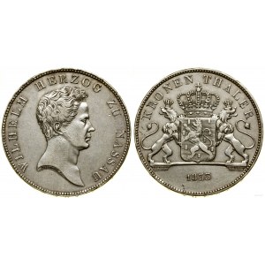 Germany, thaler (Kronentaler), 1833, Wiesbaden