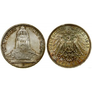 Niemcy, 3 marki, 1913 E, Muldenhütten