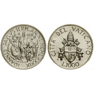 Watykan (Państwo Kościelne), 1.000 lirów, 1989, Rzym