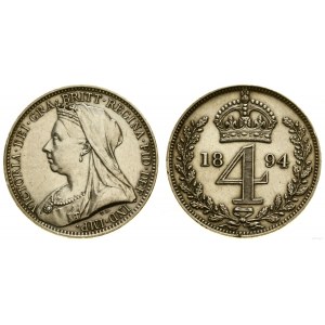 Wielka Brytania, 4 pensy, 1894, Londyn