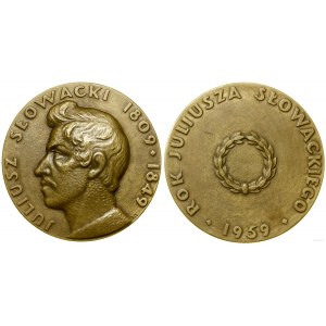 Poland, Year of Juliusz Słowacki, 1959, Warsaw