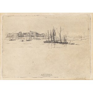 Joseph Pankiewicz (1866-1940), View of Concerneau, 1908