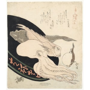 Totoya Hokkei (1780-1850), nach, Kanagawa, k. 19. Jahrhundert.