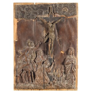Reliéf s 11. zastavením křížové cesty, 17./18. století, Evropská dílna, 17./18. století.